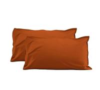 FAZZINI SET 2 FEDERE PER GUANCIALI 52 X 82 CM IN PERCALLE 100% COTONE - ARIANNA
