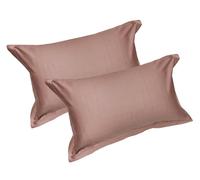 FAZZINI SET 2 FEDERE PER GUANCIALI 52 X 82 CM IN RASO 100% COTONE - TRECENTO