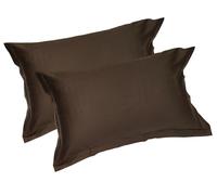 FAZZINI SET 2 FEDERE PER GUANCIALI 52 X 82 CM IN RASO 100% COTONE - TRECENTO