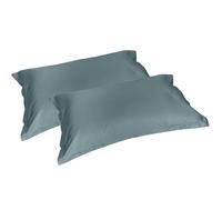 FAZZINI SET 2 FEDERE PER GUANCIALI 52 X 82 CM IN RASO 100% COTONE - TRECENTO