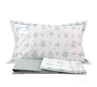 Fazzini SEVRES, Completo lenzuola, puro cotone, (Matrimoniale, Azzurro)