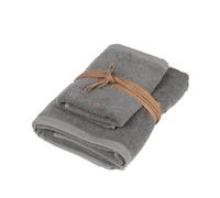 Fazzini Square Coppia ospite e Asciugamano - Colore: SQUCOPP - Piombo