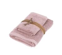Fazzini Square Coppia ospite e Asciugamano - Colore: SQUCOPP - Rosa