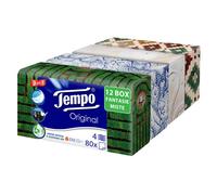 Fazzoletti Box Original 4 Veli 12 Confezioni da 80 Fazzoletti in 4 Grafiche