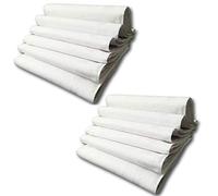 Fazzoletti da Uomo in Puro Cotone 100% | Misura Grande 41 x 41 cm | Pacco da 12 Pezzi |Bianchi - Colorati | Confezione Regalo | Made in Italy (Bianco B9)