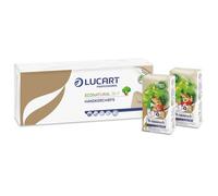 Fazzoletti di carta Lucart Professional Econatural 90F 4 veli, 9 fazzoletti Conf