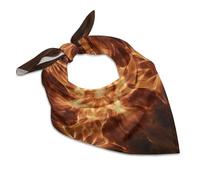 Fazzoletti multiuso, foulard da testa, bellissimi motivi a fiamma, bandane quadrate per donne e uomini