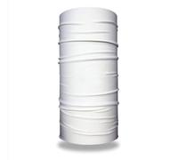 Fazzoletti testa elastica pezzi multifunzione sciarpa bandana antivento traspirante protezione UV tubolare sciarpa collo per ciclismo escursionismo, argento, Estándar