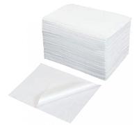 Fazzoletti usa e getta e da parrucchiere, 100 pezzi, 70 x 50 cm, in Fizelina di alta qualità, 50 g, in un sacchetto di pellicola per saloni da parrucchiere, sauna, hotel, casa e altre applicazioni.