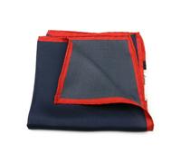 Fazzoletto da taschino blu uomo con bordo bianco verde arancione rosa rosso