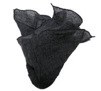 FAZZOLETTO DA TASCHINO UOMO COTONE NERO TREND MODA CLASSE E STILE MADE ITaly