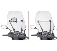 Givi Honda SH 125/150/350, tutore di montaggio male Nero