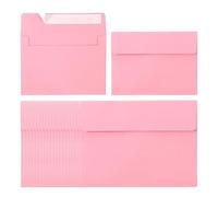 FBANULPEX Biglietti d'invito per feste di matrimonio, Buste di carta multicolori autosigillanti da 20 pezzi for inviti e biglietti di auguri di matrimonio(PINK 2)
