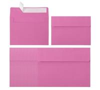 FBANULPEX Biglietti d'invito per feste di matrimonio, Buste for inviti A2 autosigillanti Multicolori 20 pezzi(Pink)
