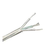 FBANULPEX Cavo di prolunga Flessibile, Cavo di prolunga. Cavo di Alimentazione Trasparente 250V Cavi elettrici Trasparenti Filo Isolante Flessibile Rotondo(3 Core,2meter)