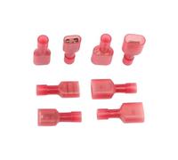 FBANULPEX Connettori elettrici a crimpare, Terminali a crimpare elettrici, connettori a terminale rapido(Red)