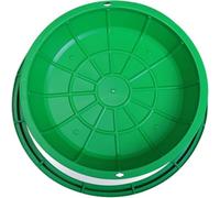 FBANULPEX Coperchio per tombino Pesante e Invisibile, Coperchio for Fossa settica Invisibile da Incasso Rotondo Chiusino in Resina for Prato 40-100 cm(70cm/27.6in)