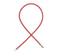 FBANULPEX Kit cavi jumper per breadboard, Cavo terminale HY2.0 da 100 pezzi, multicolore, testa singola/doppia senza alloggiamento, 26 AWG, 10-30 cm(Red,SINGLE HEAD-10CM)