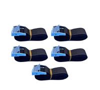 FBANULPEX Mini Martello in Gomma Antiscivolo, Fissare la Cinghia, 5 Pezzi 2M Cinghia di Fissaggio con Corda di Tensione Resistente Cinghia a cricchetto(5pcblack 2m)