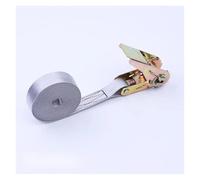 FBANULPEX Mini Martello in Gomma Antiscivolo, Fissare la Cinghia, Cinghie di Fissaggio con Fibbia a cricchetto da 8 m/25 mm con Corda di Tensione con Fibbia in Metallo(Set1)