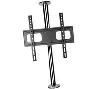 FBANULPEX Mobile TV girevole e regolabile in altezza, Supporto da pavimento for TV, girevole a 360 gradi, regolabile 86-114 cm e 66-82 cm for TV da 32-55 pollici(66 82cm)