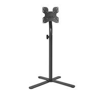 FBANULPEX Mobile TV girevole e regolabile in altezza, Supporto TV Supporto Da Pavimento Girevole for TV 12-32 Pollici Montaggio Universale Con Regolazione In Altezza