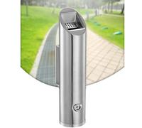 FBANULPEX Porta Sigarette da Parete, Posacenere in Metallo con Serratura a Muro Posacenere Commerciale Torre for Lo smaltimento delle Sigarette(28 * 8cm)