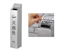 FBANULPEX Porta Sigarette da Parete, Posacenere Posacenere Commerciale Posacenere da Parete in Acciaio Inox Contenitore for Mozziconi di Sigaretta