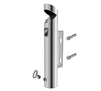 FBANULPEX Posacenere da Esterno a Parete, Posacenere da Parete con Serratura - Contenitore for Mozziconi di Sigaretta in Acciaio Inossidabile, Contenitore for Cenere in Metallo antiruggine