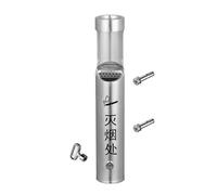 FBANULPEX Posacenere da Esterno a Parete, Posacenere da Parete, Contenitore for Mozziconi di Sigaretta Esterno in Acciaio Inox, posacenere in Metallo con Serratura(Color 10,51X9CM)