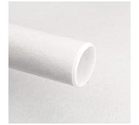 FBANULPEX Rotolo di Tessuto in Feltro Acrilico Morbido, Tessuto Non Tessuto in Feltro Patchwork, 1 mm di Spessore, 85 cm di Larghezza, Multicolore, Venduto al Metro(White)