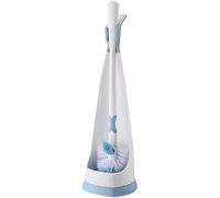 FBANULPEX Spazzola di Gomma per cessi, scopino for WC, scopino for WC da Parete for Uso Domestico, Bagno(Blue)