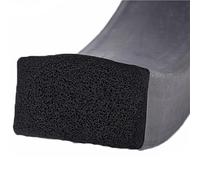 FBANULPEX Striscia di Tenuta in Schiuma di Silicone Striscia di Tenuta in Gomma Piatta da 1 m, Striscia di Tenuta in Schiuma con Recupero della Compressione ottimale(1M X 10 X 15mm)