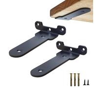 FBANULPEX supporti per ripiani a angolo retto pesanti, Staffe for mensole spesse 5 mm in bianco e nero 10-30 cm(White,30cm)