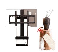 FBANULPEX Supporto girevole universale per TV, Supporto da pavimento for TV elettrica for TV da 37-75 pollici, telecomando, altezza regolabile 860-1750 mm(8601560mm)