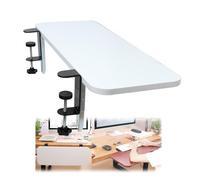 FBANULPEX Vassoio Scorrevole, Vassoio ergonomico Estraibile, Set di Tasti Personalizzati, ripiano for bracciolo da Montare sulla scrivania(White,80 * 25Cm/32 * 10In)