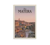 Fbaoda Poster di Matera Vitger - Poster su tela, decorazione artistica da parete, per camera da letto, ufficio, decorazione artistica da parete, stile rustico, decorazione per la casa e il soggiorno,