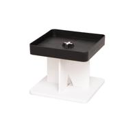 FBasic Cube Table 01 - Tavolino Libreria in polipropilene nero 40x40x33,5 | Portaoggetti o libri | Moderno