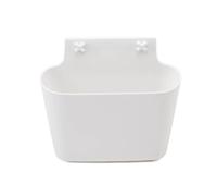 FBasic Hanging - Mensola Portaoggetti in polipropilene rigido monoblocco da Parete Bianco