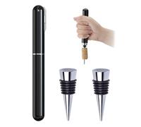 FBBULES Apribottiglie a Pressione d'Aria con Tagliacapsule con Tappi Bottiglie Riutilizzabili, Accessori Vino Regalo, Regalo per Gli Amanti Del Vino