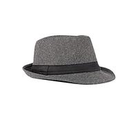 FBBULES Cappello Fedora a Tesa Larga Stile Gangster Elegante Jazz Trilby Cappelli e Cappellini Classico Cappello in Feltro Ripiegabile in Viaggio Cappelli Panama per Uomo Donna