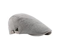 FBBULES Classico Berretto Piatto da Uomo da Strillone Berretti Newsboy Cappelli Traspirante Retro Coppola Uomo Estiva Basco Casuale Cappello da Guida con Fibbia Regolabile