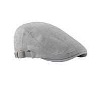 FBBULES Classico Berretto Piatto da Uomo da Strillone Berretti Newsboy Cappelli Traspirante Retro Coppola Uomo Estiva Basco Casuale Cappello da Guida con Fibbia Regolabile