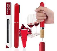 FBBULES Professionali Vino Cavatappi Set, Apribottiglie a Pressione d'aria, Riutilizzabile Silicone Sigillatore di Bottiglia, Tappi Per Bottiglie, Regalo per Gli Amanti Del Vino