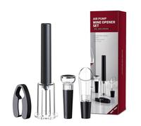 FBBULES Set di Cavatappi di Vino a Pressione d'Aria, Include Apribottiglie Pompa Professionale, Tagliacapsule, Tappo e Versatore, per Casa, Ristorante, Feste, Regalo per Gli Amanti Del Vino