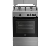 BEKO - Forno a Gas,coperchio in metallo, ventilazione tangenziale, Classe A, Inox