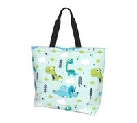 FBGHHTY Borsa a tracolla con stampa di dinosauri, alla moda, leggera, di grande capacità, adatta per tutti i giorni, viaggi, lavoro