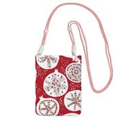 FBGHHTY Borsa a tracolla elegante con stampa di melograno per telefono, corsa, escursionismo, ciclismo, festival, uso quotidiano, rosa, Taglia unica