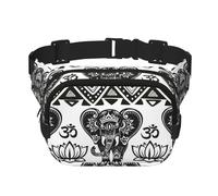 FBGHHTY Borsa da viaggio alla moda per uomo e donna con stampa di elefanti bohémien