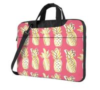 FBGHHTY Borsa funzionale del computer portatile della stampa dell'ananas borse sveglie e leggere per il vario computer portatile, Nero , 13 inch